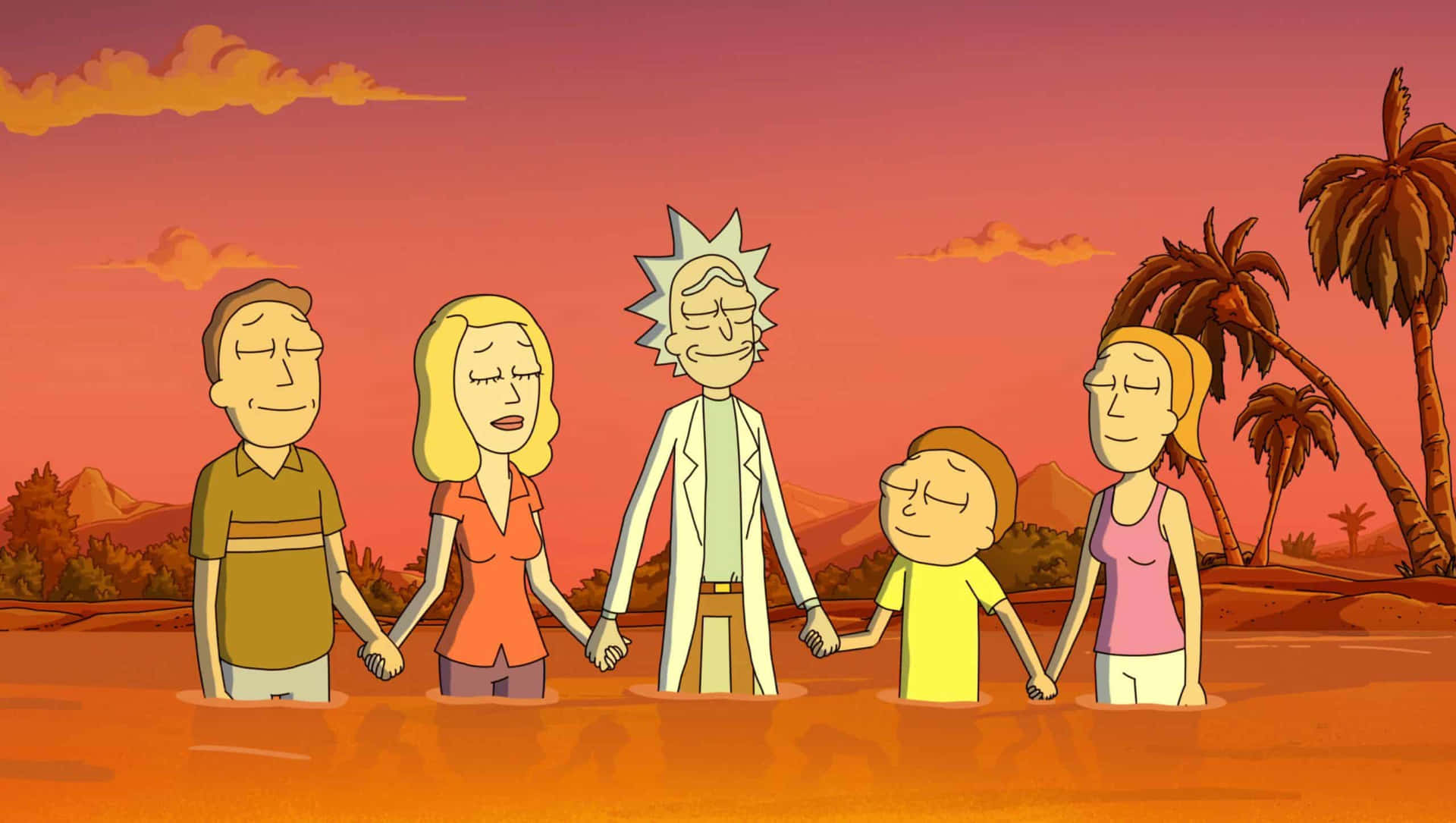 Rick and Morty are best friends experiencing crazy adventures