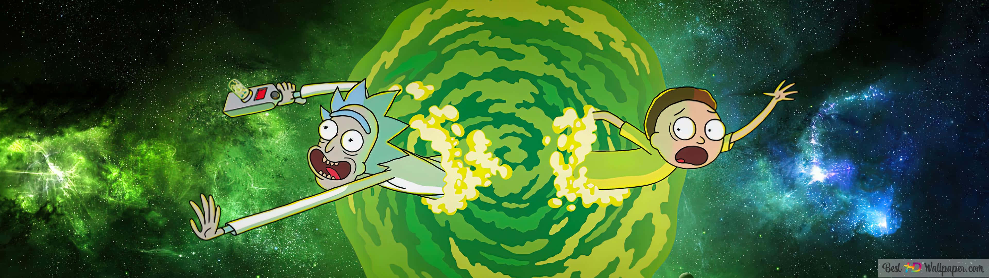 Rick and Morty Portal 8K Wallpaper #5.123