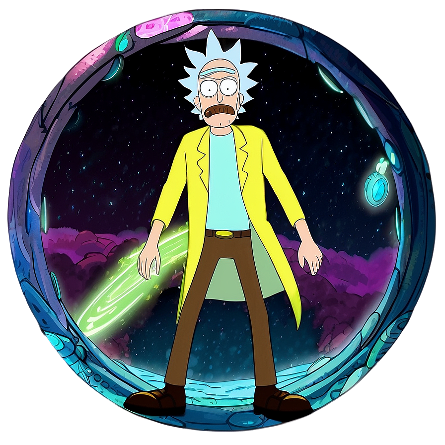 Download Rick And Morty Portal Adventure Png Ani | Wallpapers.com