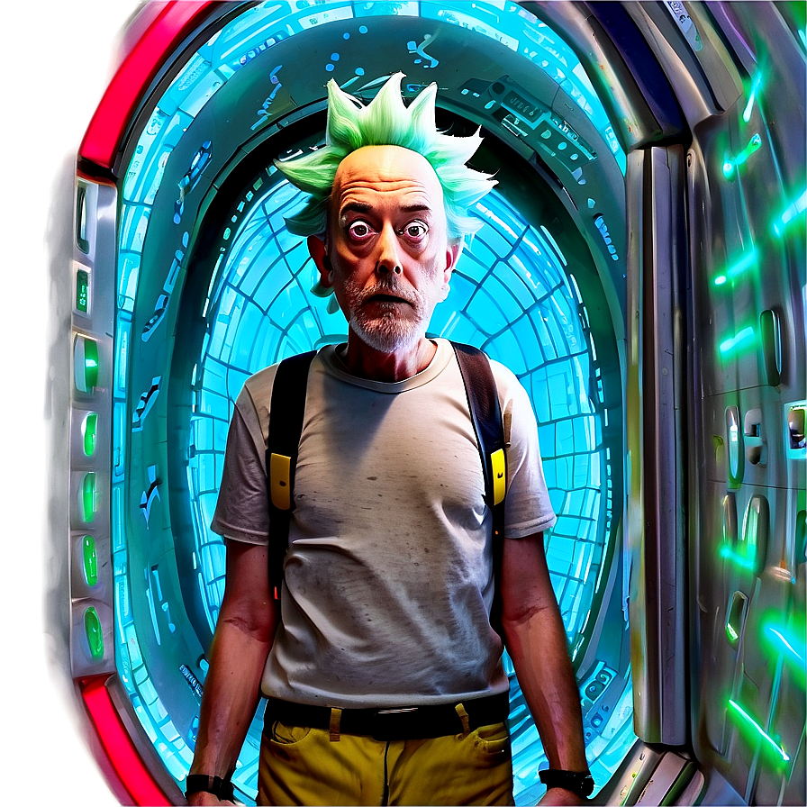Rick And Morty Portal Escape Png 06122024 PNG