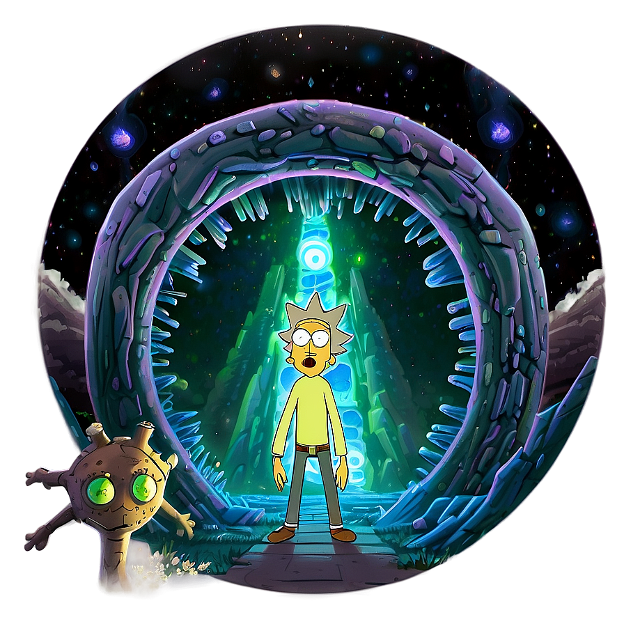 Download Rick And Morty Portal To New Dimensions Png 06122024 ...