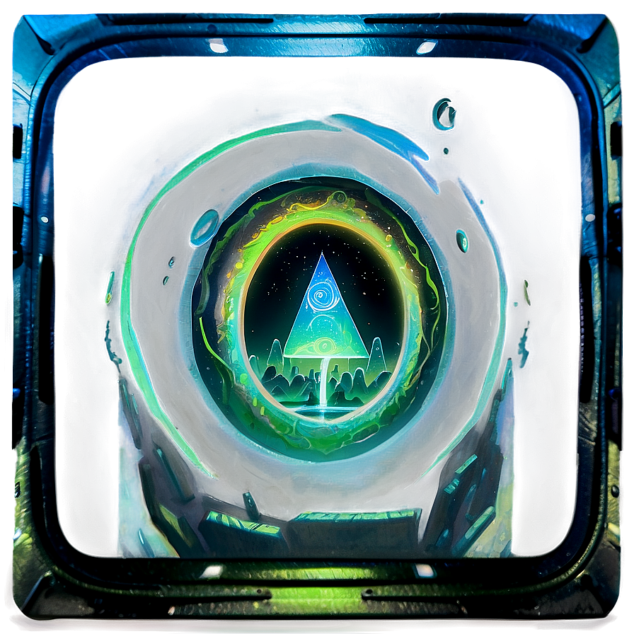 Rick And Morty Portal Travel Png 06122024 PNG