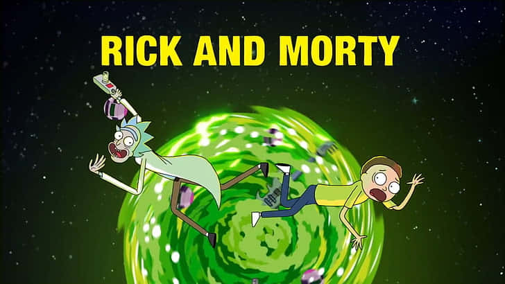 Artede Rick Y Morty En El Portal Temporada 1 Fondo de pantalla
