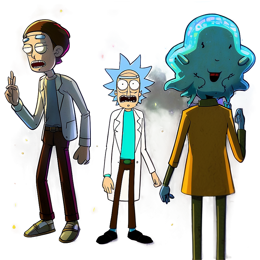 Rick And Morty Scene Png 06242024 PNG