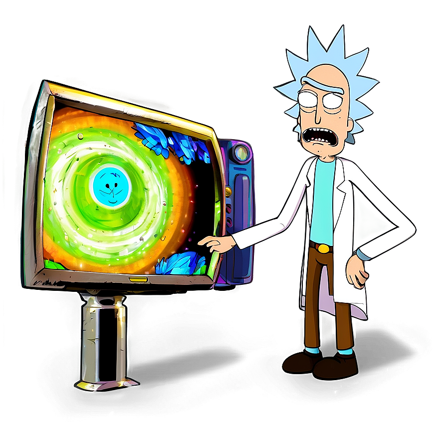 Rick And Morty Scene Png 06242024 PNG