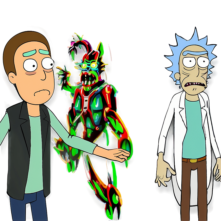 Rick And Morty Scene Png Qkh56 PNG