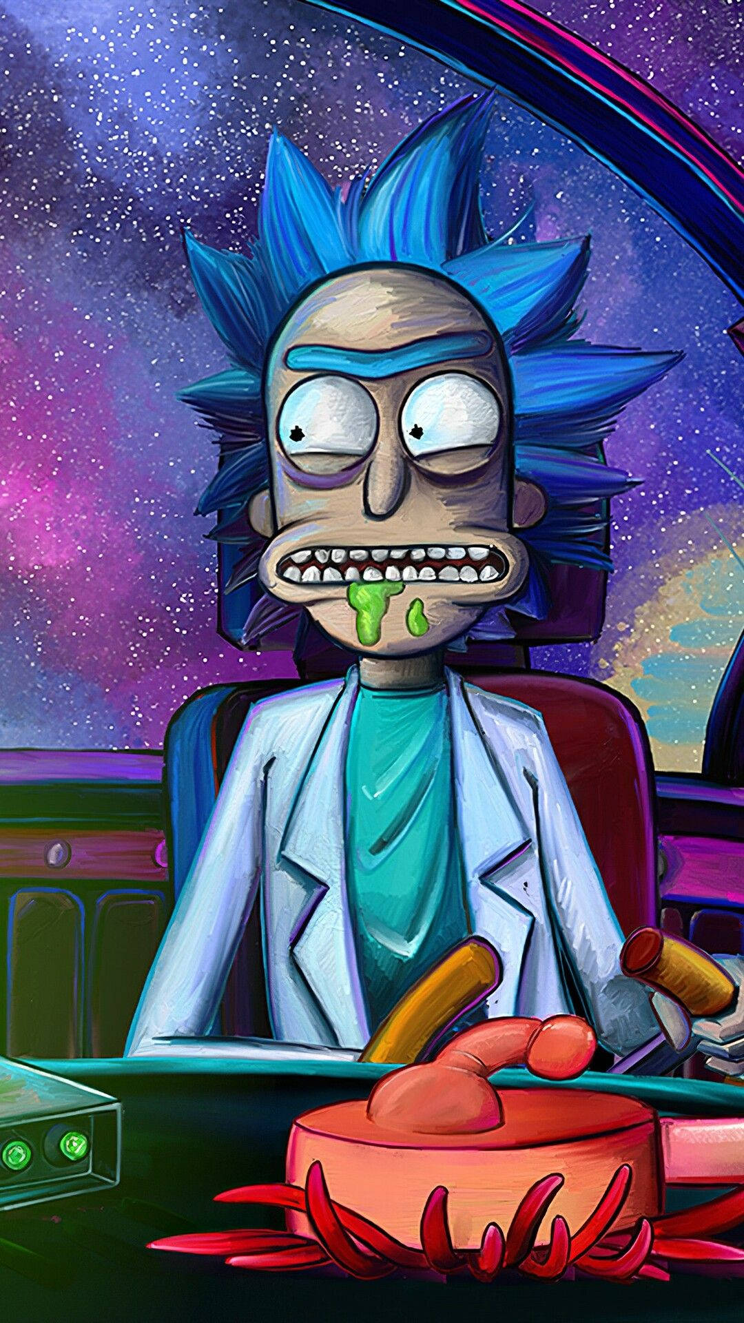 Creativity is KEY when you're rolling up Rick and Morty inspired doobies! Wallpaper