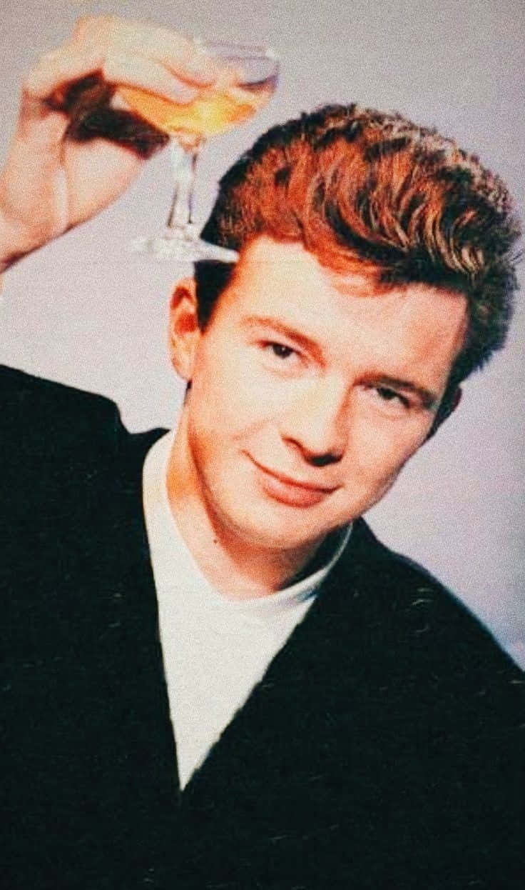 "Rick Astley delivers an energetic performance for his adoring crowd"