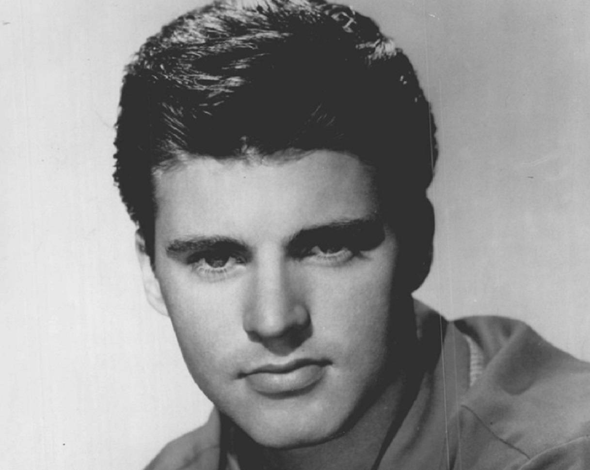 Rick Nelson Rock And Roll Singer Greyscale Wallpaper