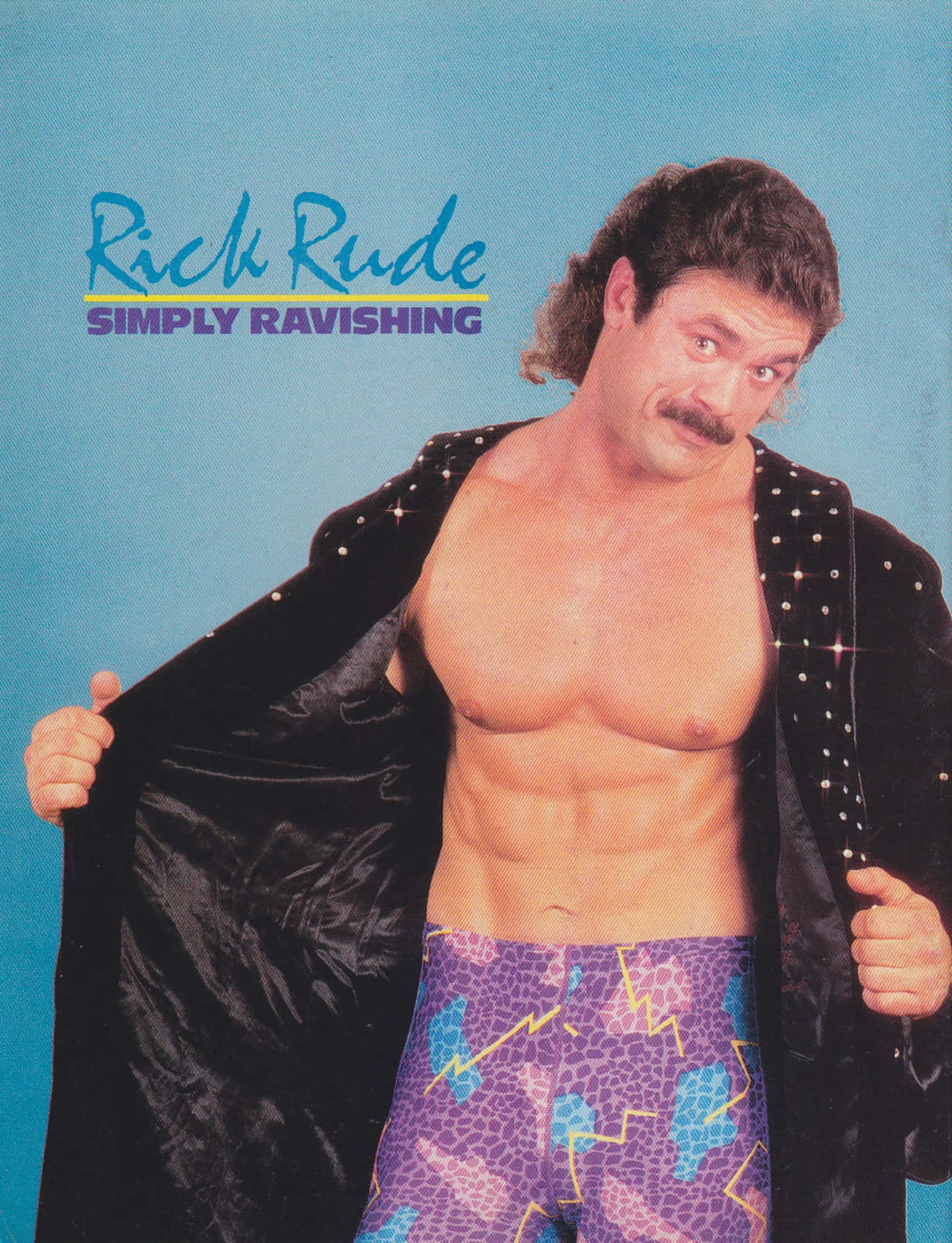 Rick Rude Bare Kærlige WWE Legend Tapet Wallpaper