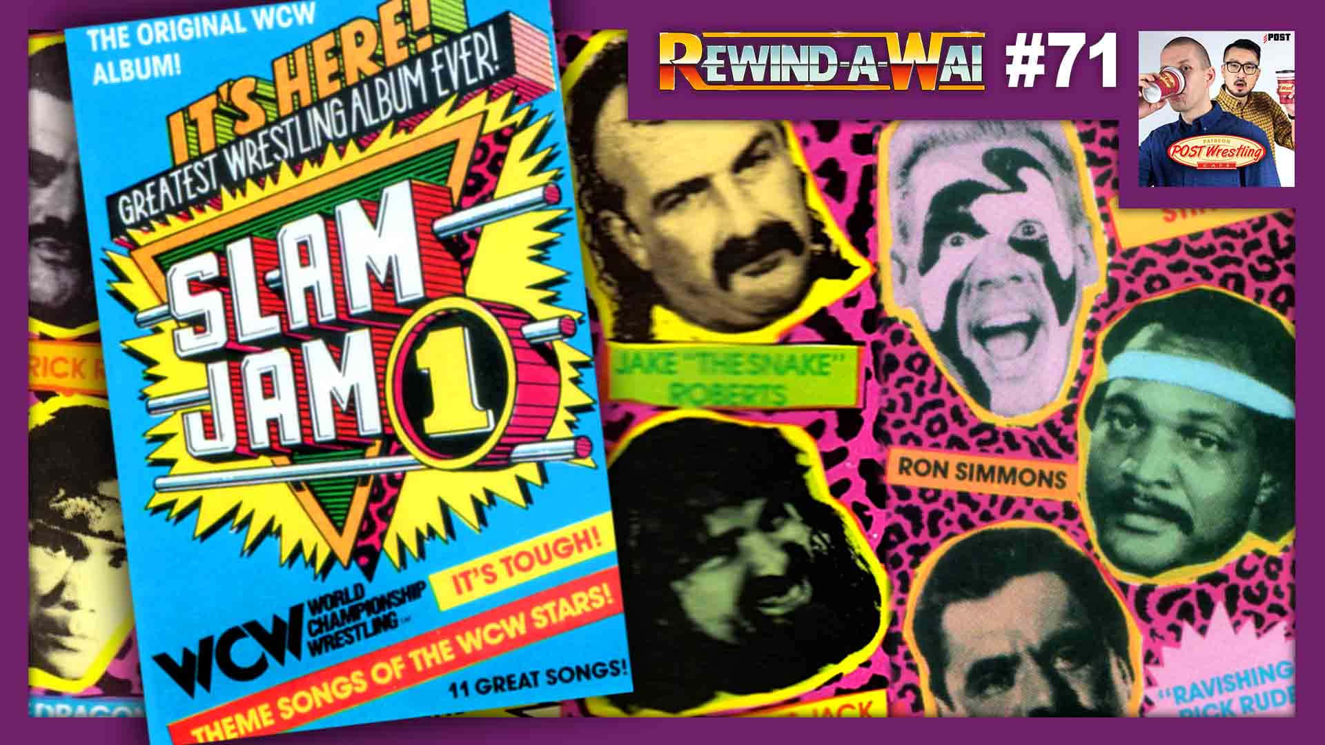 Rick Rude Wcw Slam Jam Vol. 1 Album Cover Wallpaper