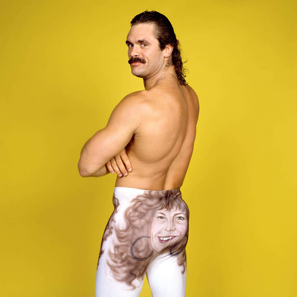Rick Rude WWE-legende profilfotografi Nuance Tapet Wallpaper