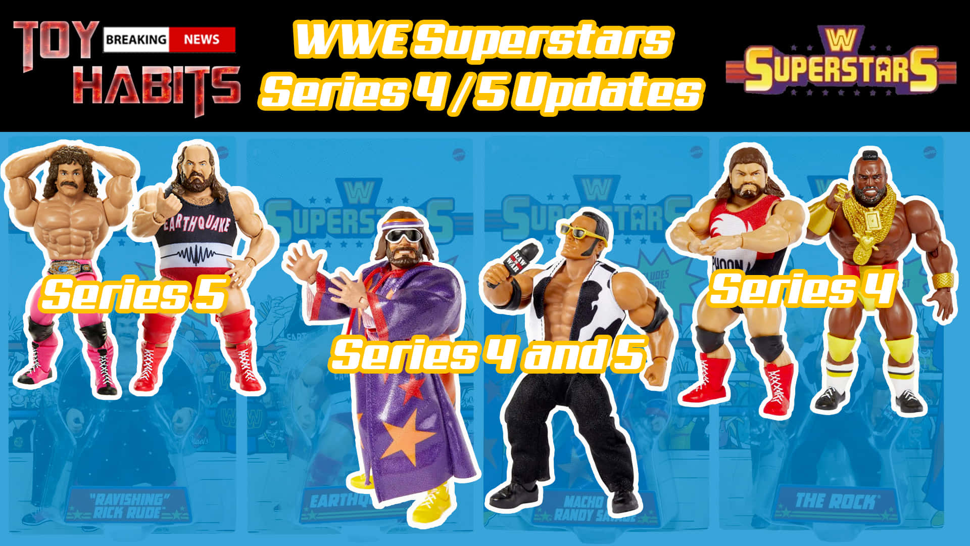 Wallpaper af Rick Rude WWE Superstjerner Action Figures. Wallpaper