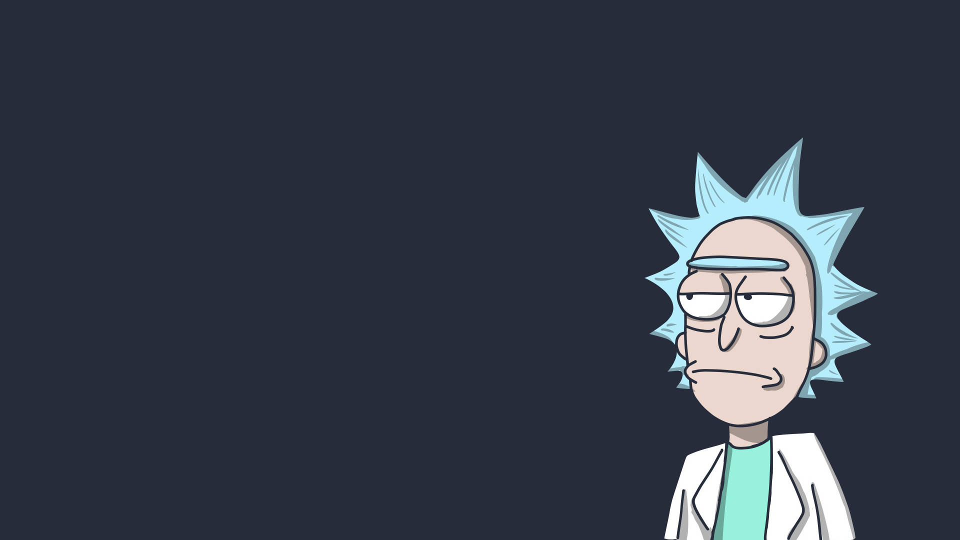 Rick Sanchez of the hit show Rick and Morty Wallpaper