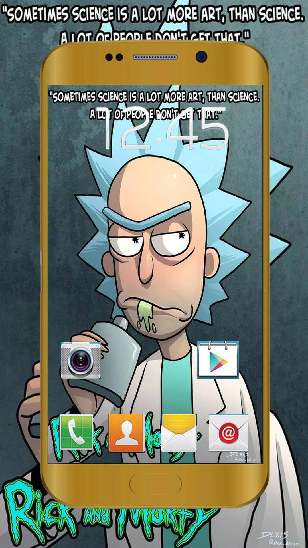 Rick Sanchez Is Ready to Take On The World Wallpaper