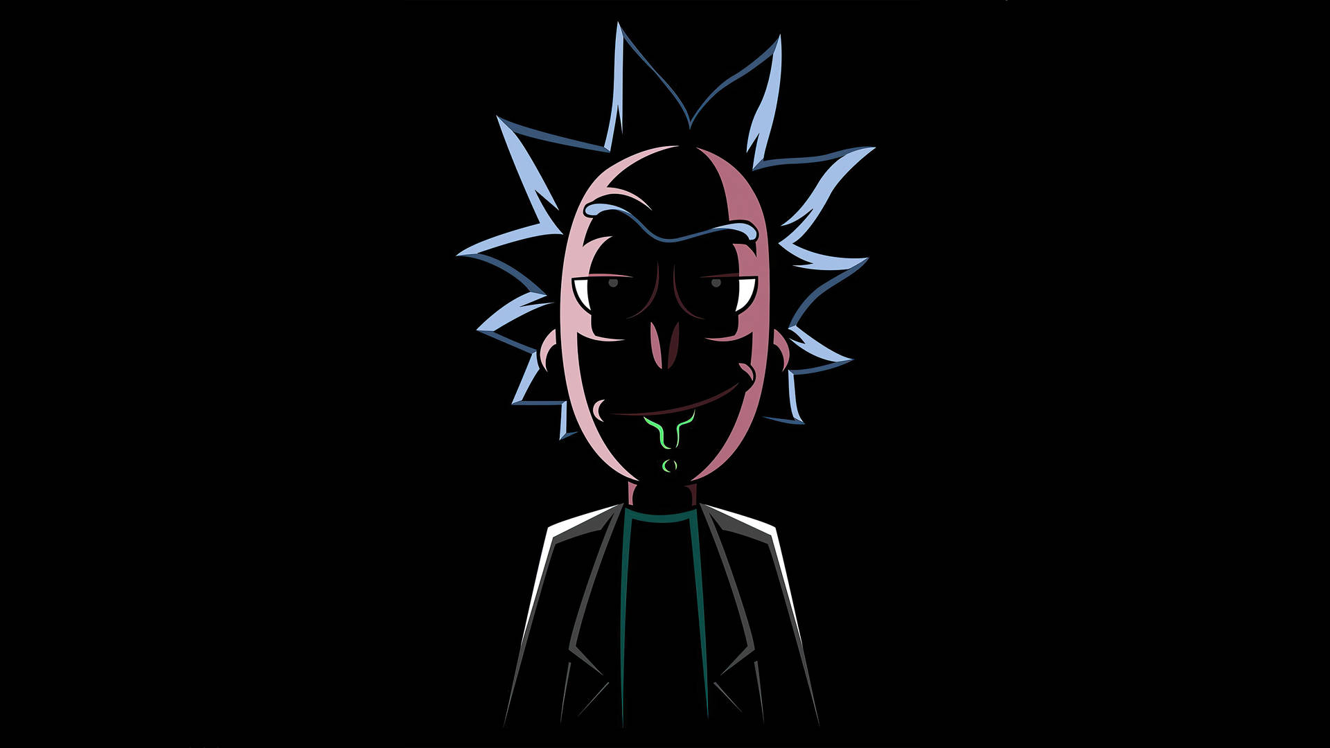 "The one and only Rick Sanchez, always ready to face impossible odds." Wallpaper