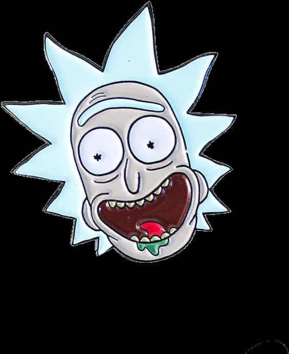 Download Rick Sanchez Sticker Expression | Wallpapers.com