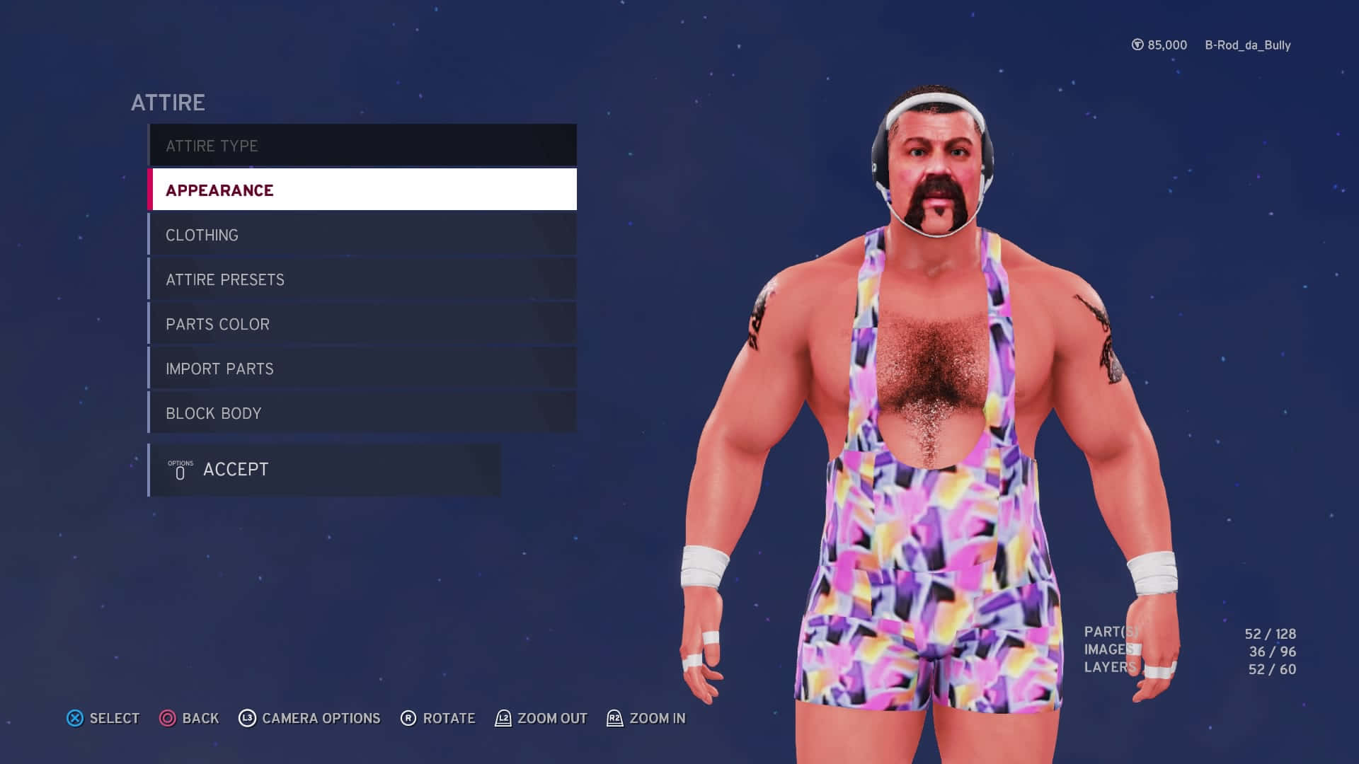Rick Steiner PS4 Custom Character Wallpaper
