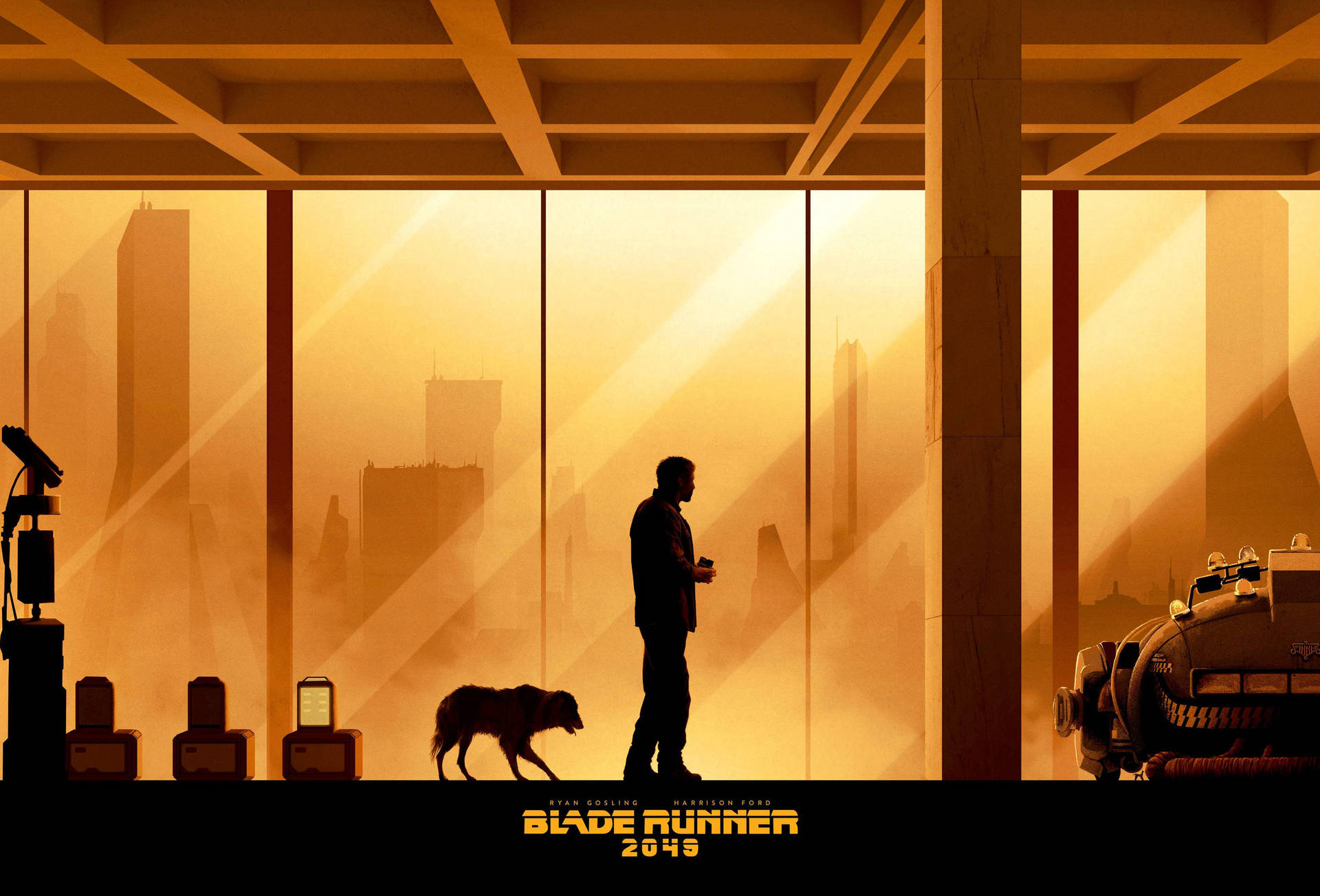 Rick With Dog Blade Runner 2049 4k Wallpaper