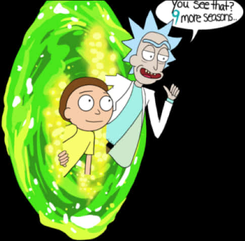 Rickand Morty Portal Adventure PNG