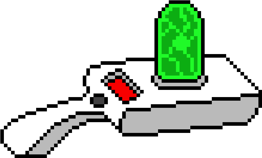 Rickand Morty Portal Gun Pixel Art PNG