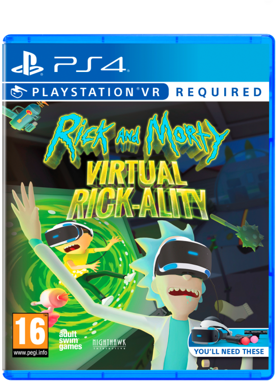 Rickand Morty Virtual Rickality P S4 V R Game Cover PNG