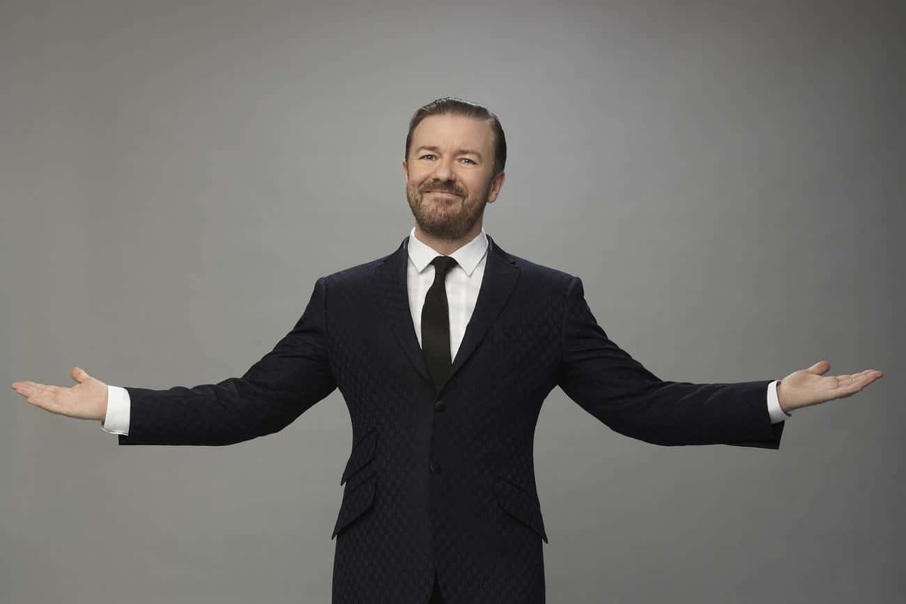 Comedian Ricky Gervais Wallpaper