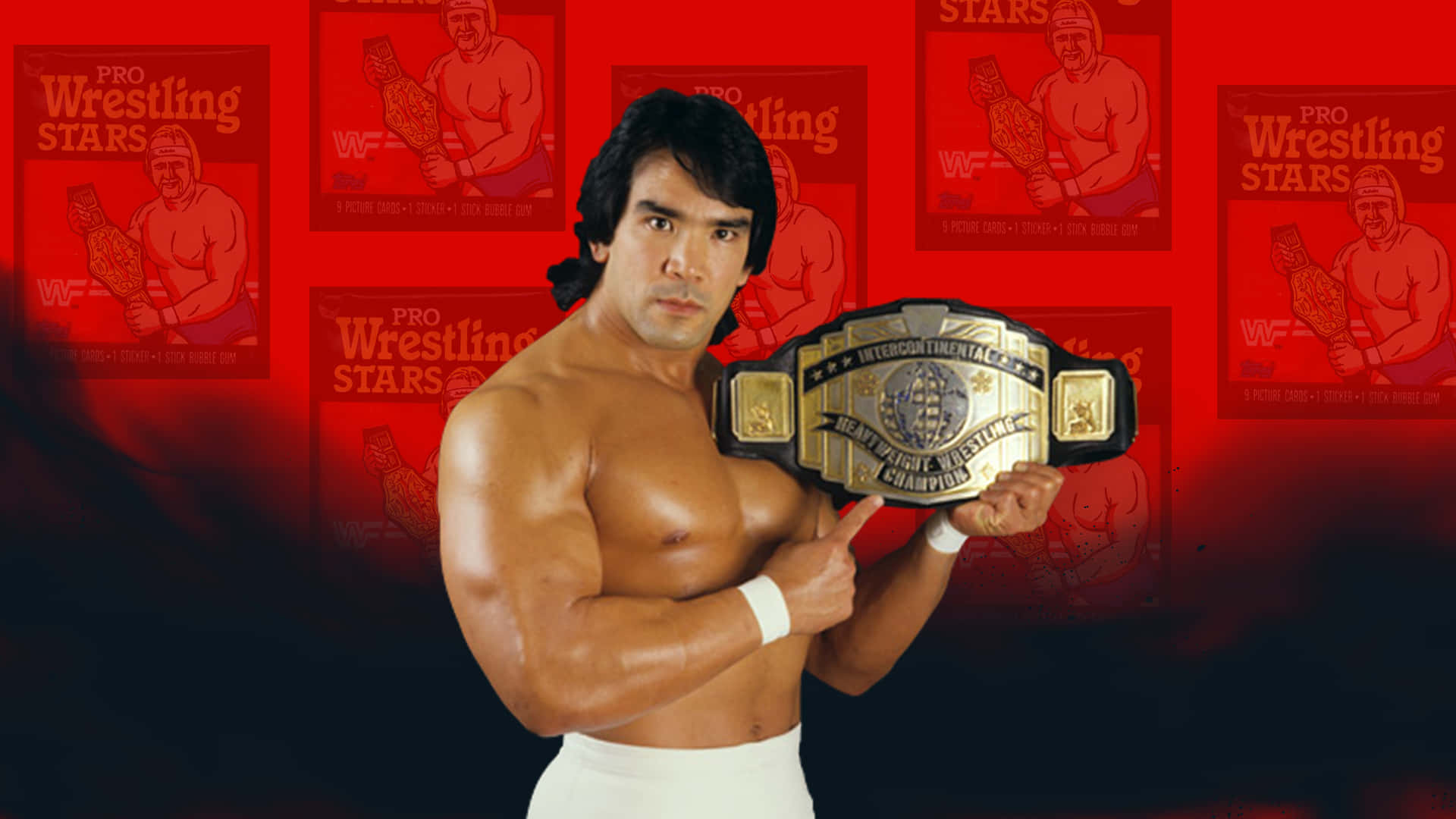 Ricky Steamboat World Heavyweight Championship Belt Background