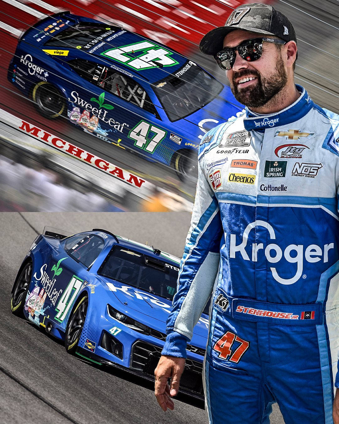 Ricky Stenhouse Jr. With Cars Wallpaper