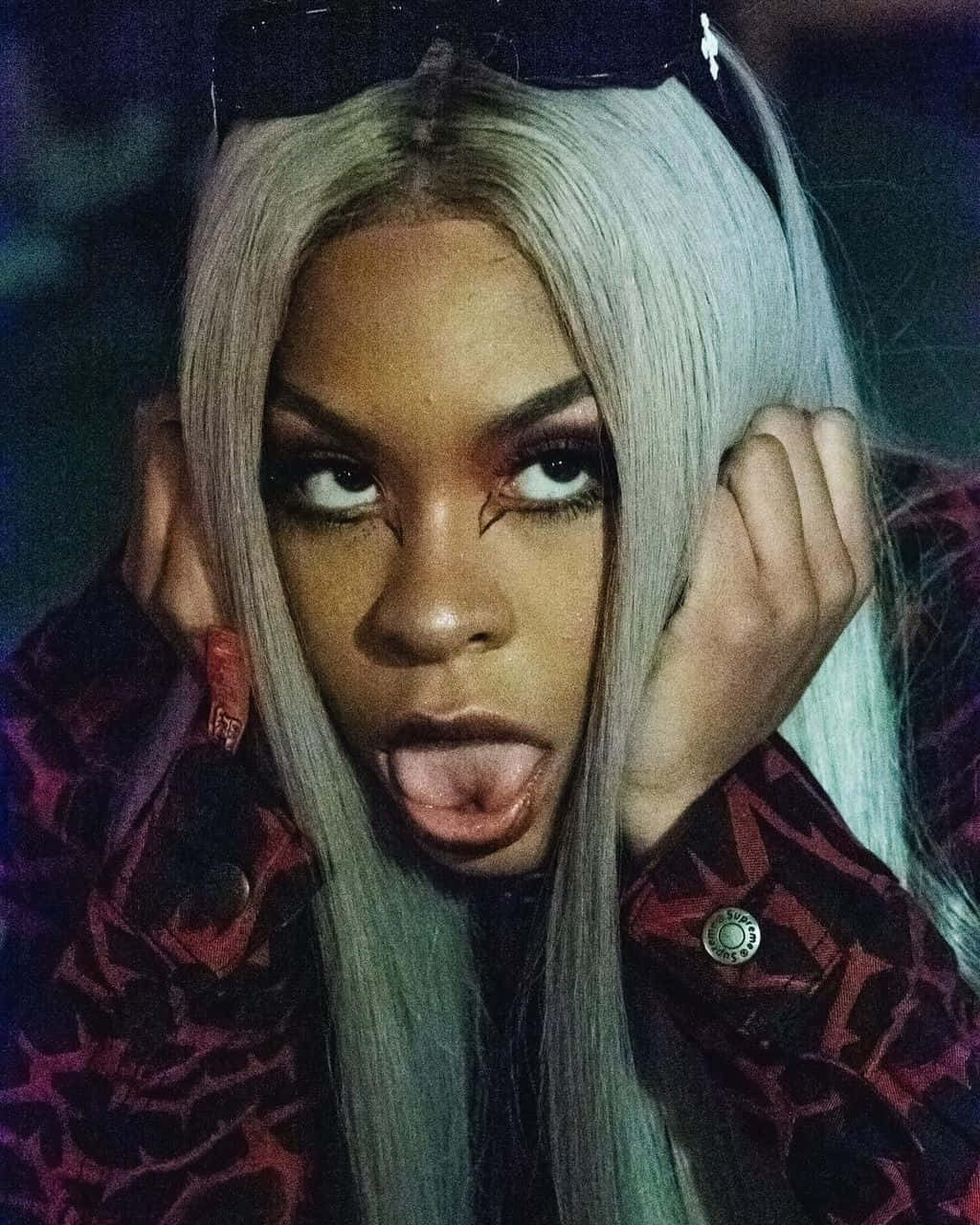 Rico Nasty shows off her abundance of confidence in this portrait Wallpaper