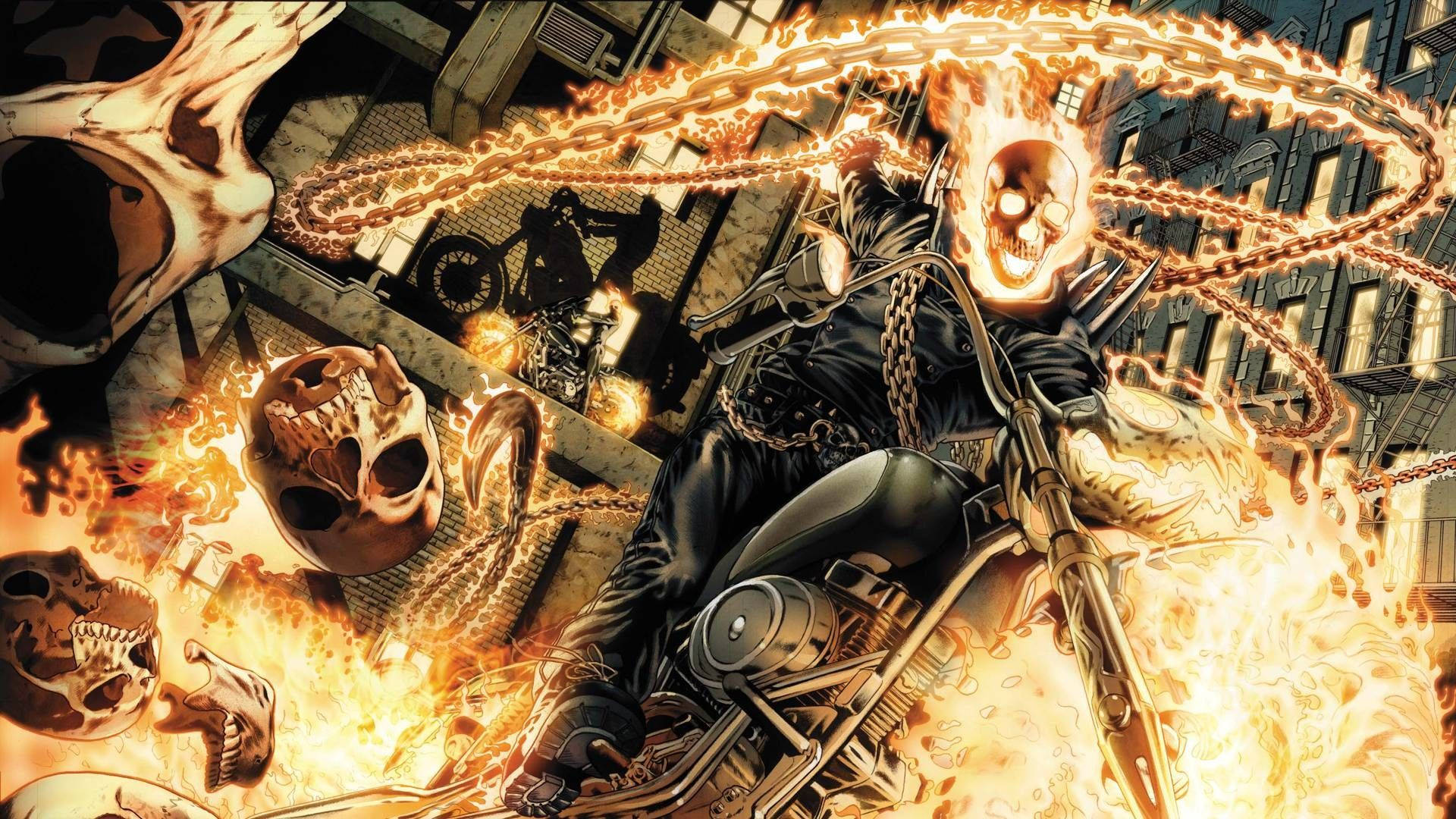 Ride Or Die With Ghost Rider Background