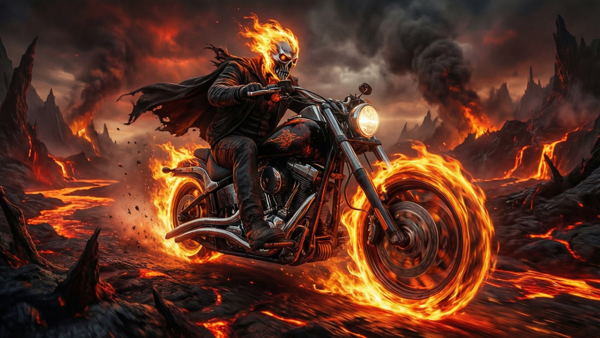 Ride Through Hell Bakgrunner