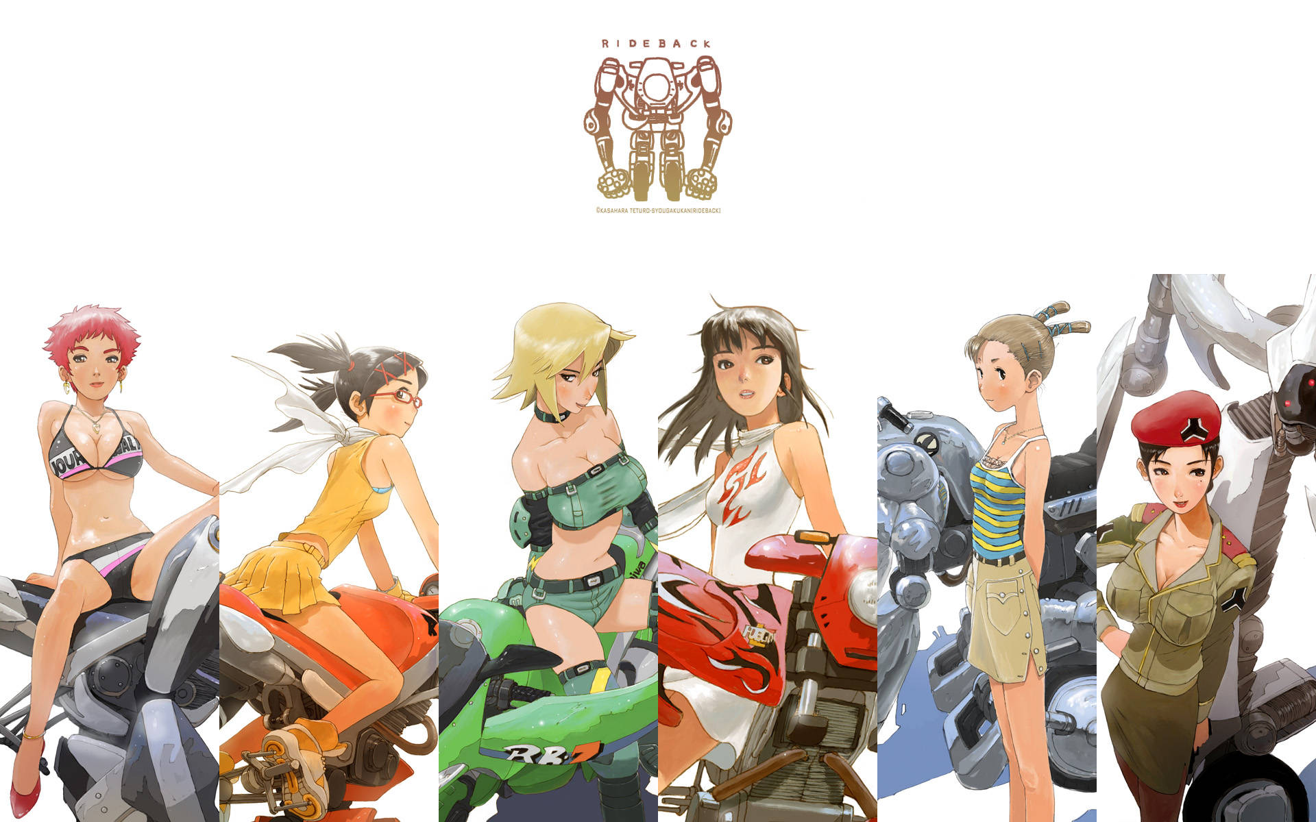 Anime-poster „rideback“ Wallpaper