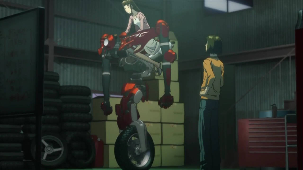 Rideback Rin With Mechanist Haruki Wallpaper