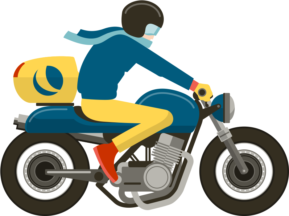 Rideron Classic Motorcycle PNG