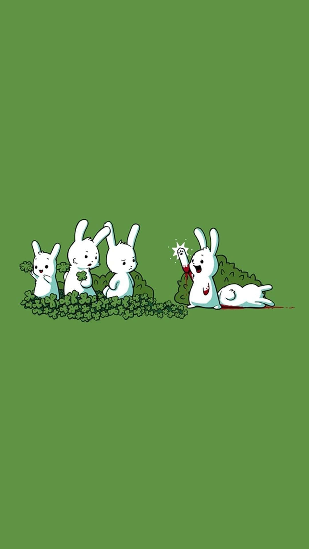 Ridiculous Bunny Cartoon Wallpaper