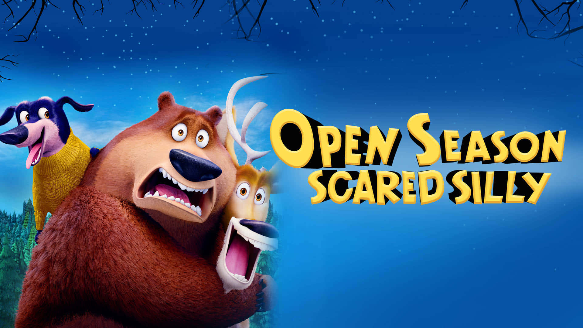 Ridiculous Open Season Scared Silly Poster Wallpaper