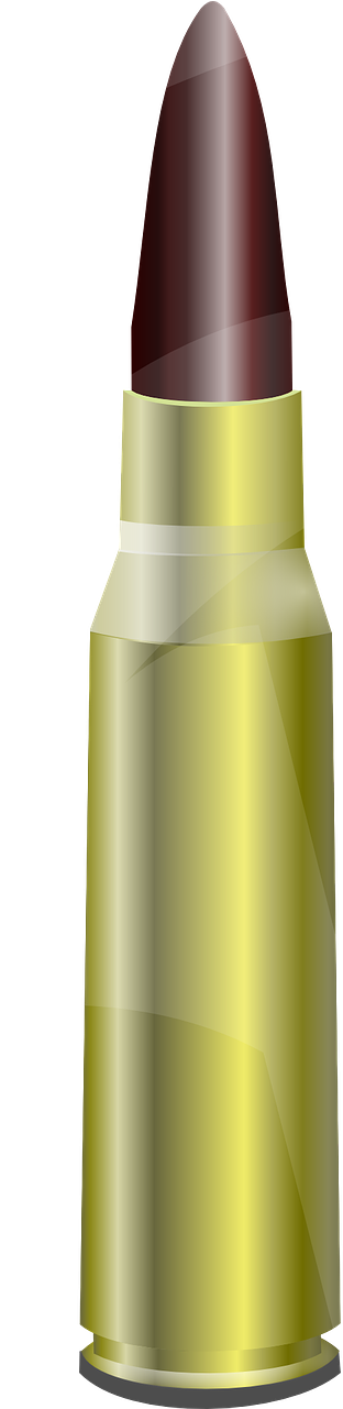 Rifle Cartridge Illustration PNG