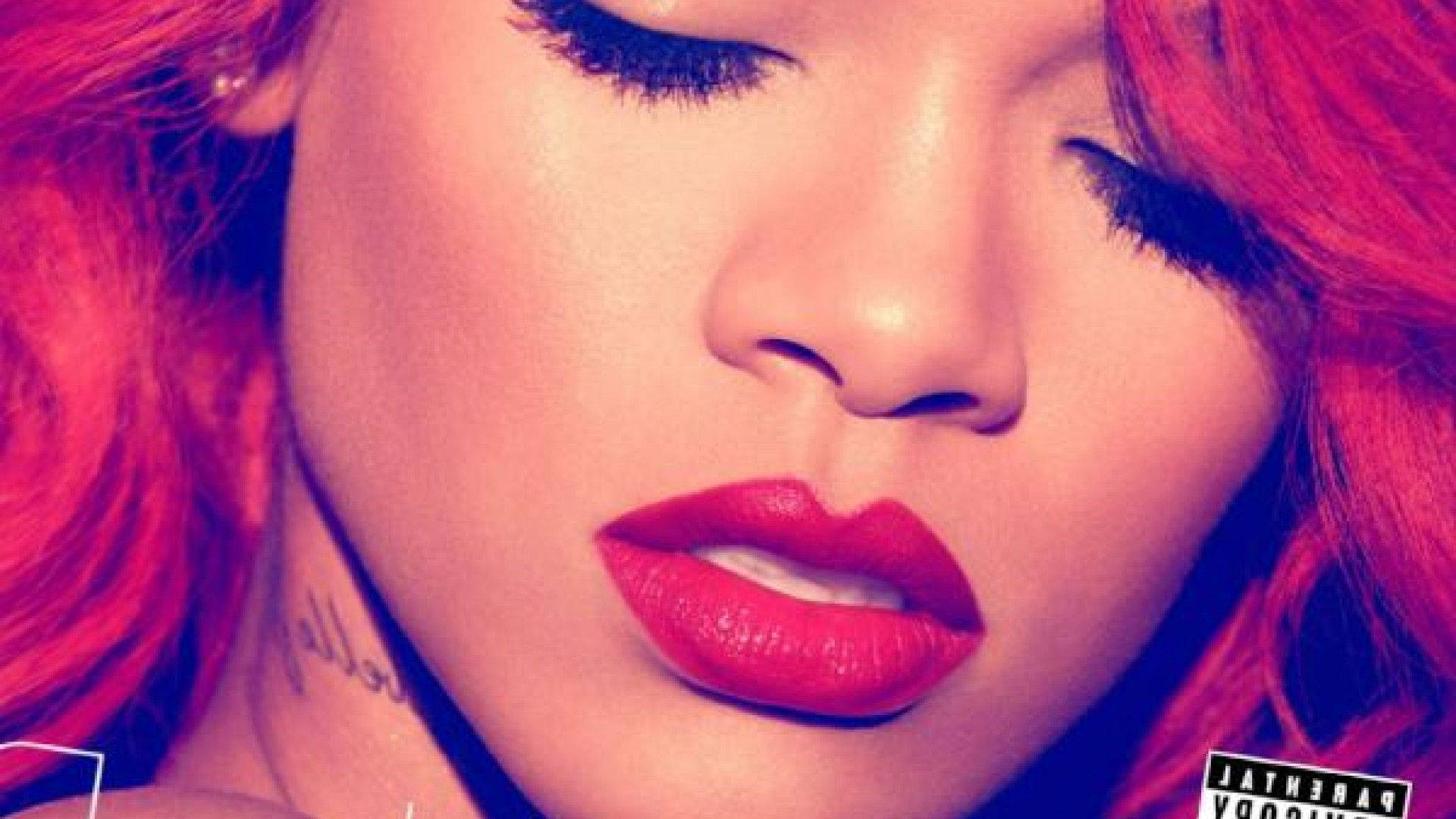 Rihanna In Full Face Shot Background