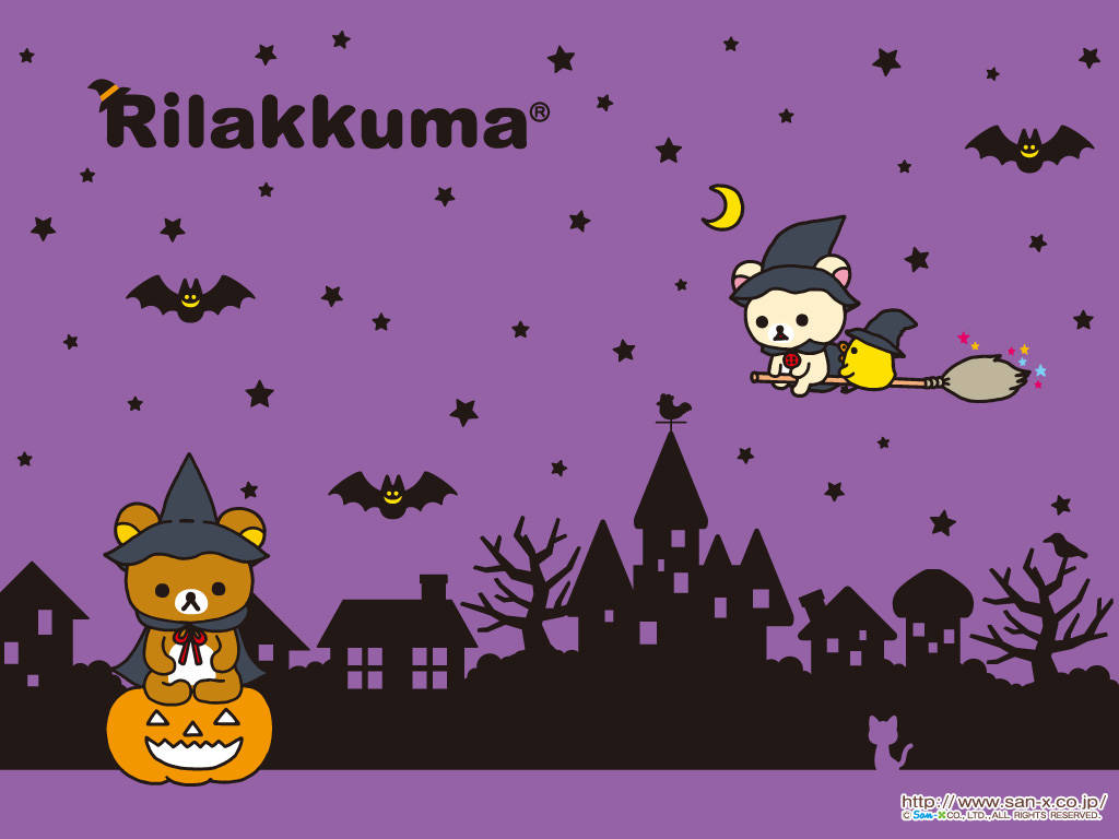 Rilakkuma Halloween Theme Wallpaper