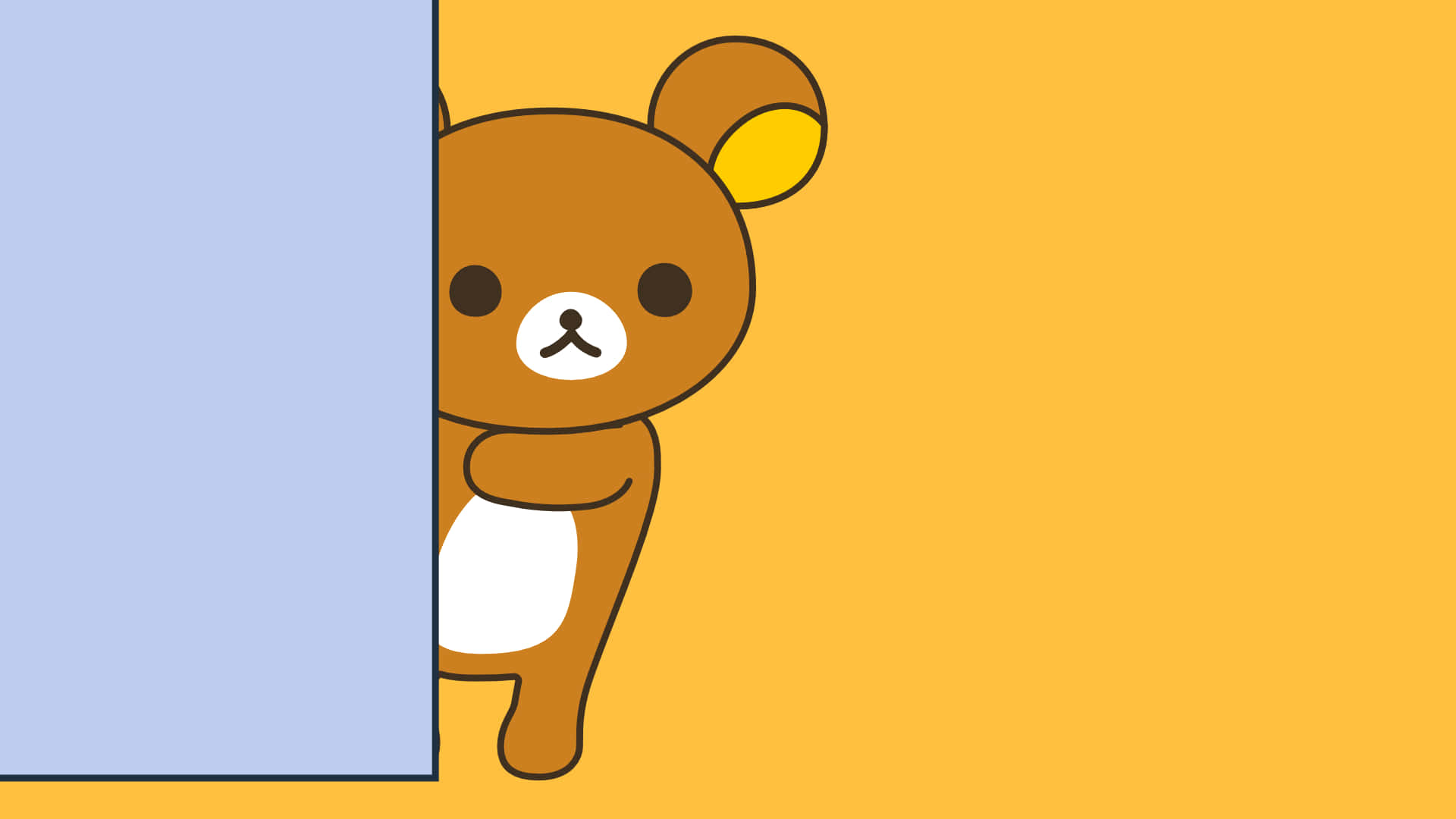 Get Ready to Do Your Work with Rilakkuma Style Wallpaper