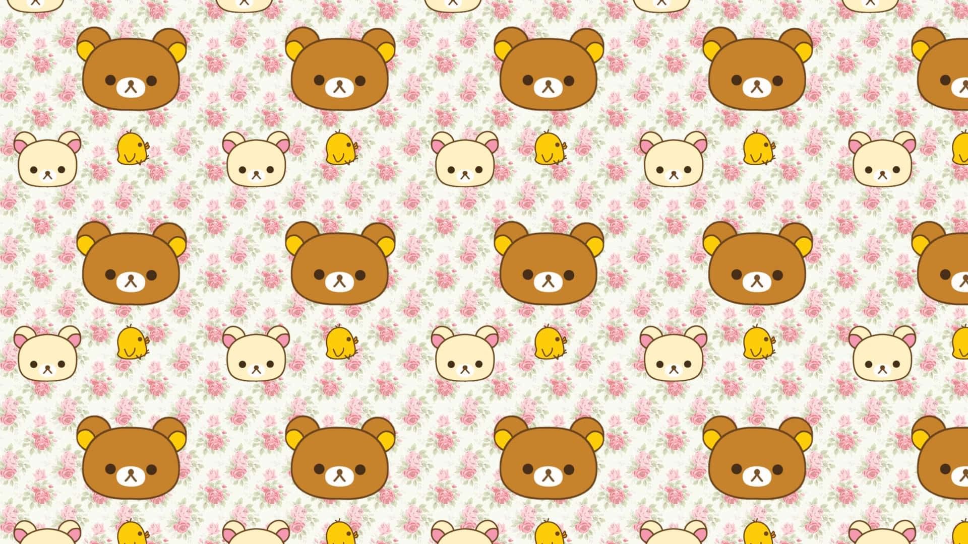 Take your favorite bear along as you go with the Rilakkuma laptop! Wallpaper