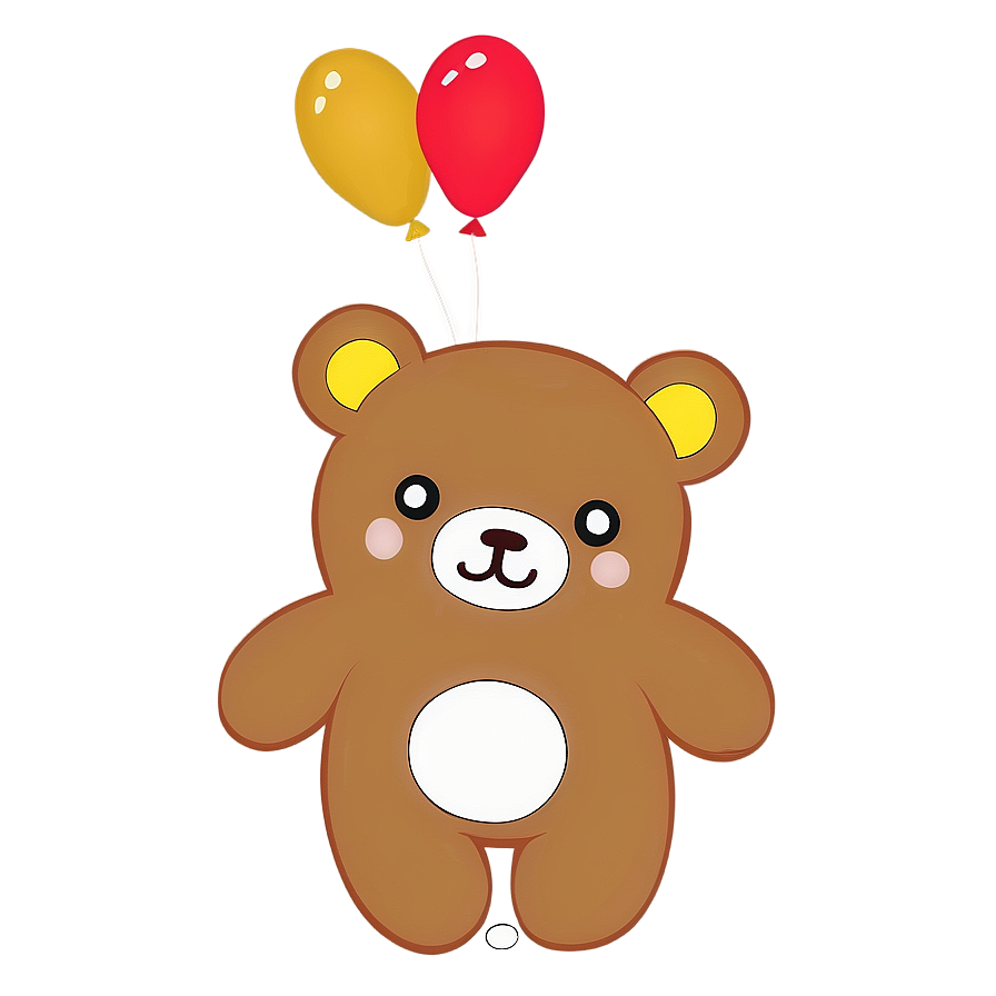 Rilakkuma With Balloons Png 59 PNG