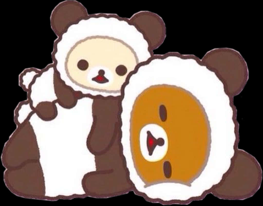 Rilakkumaand Friendsin Costumes PNG