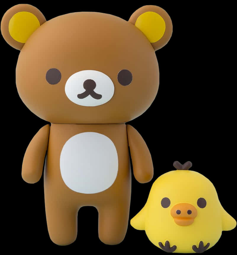 Rilakkumaand Kiiroitori Figures PNG