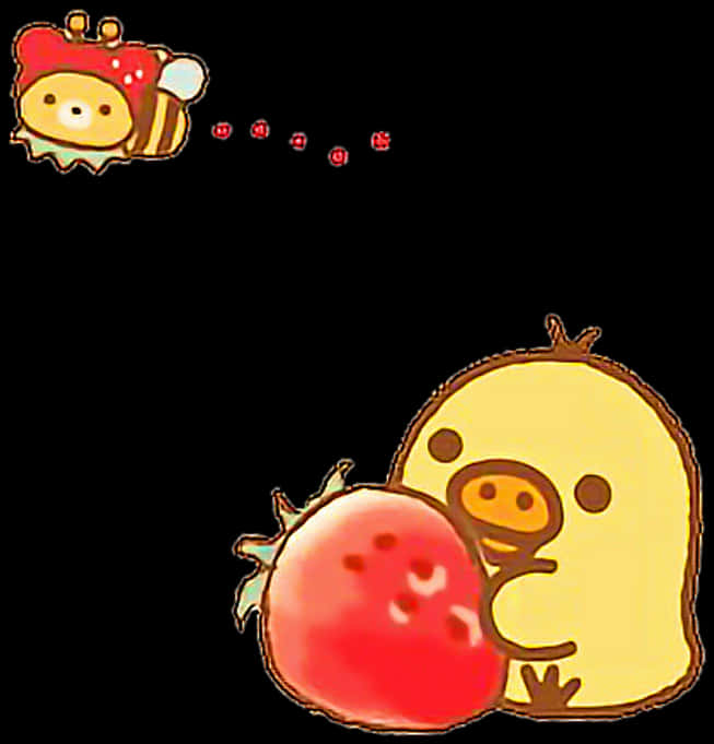 Rilakkumaand Korilakkuma Fruit Adventure PNG