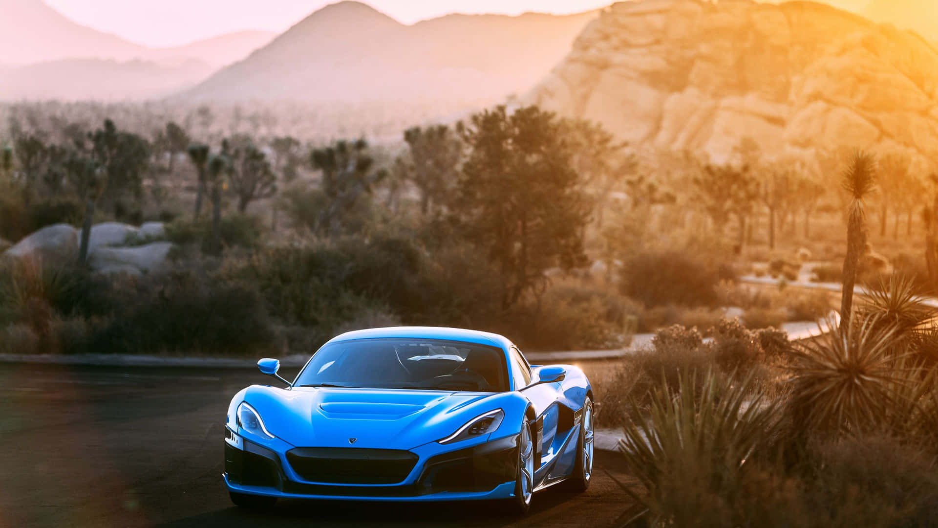 Rimac C Two: A True Masterpiece Of Engineering Wallpaper