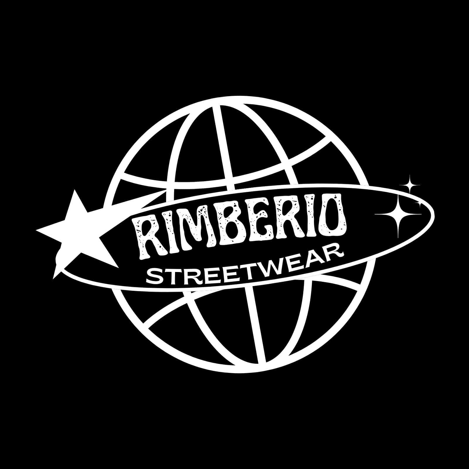 Rimberio Streetwear Logo Black Background Wallpaper