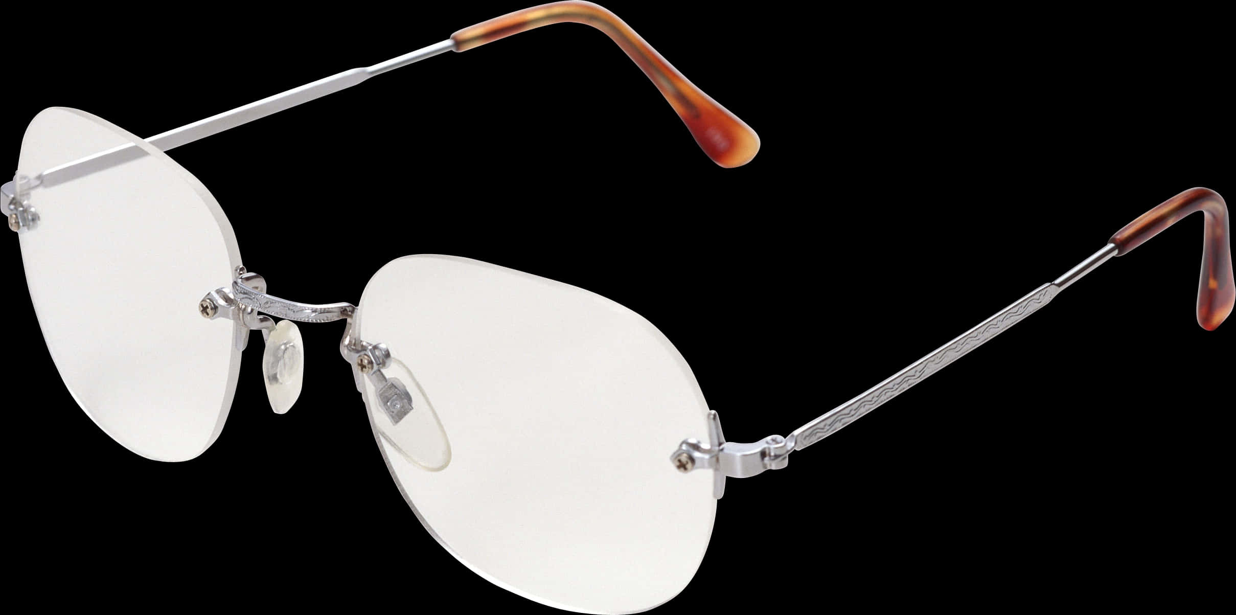 Rimless Eyeglasses Transparent Background PNG