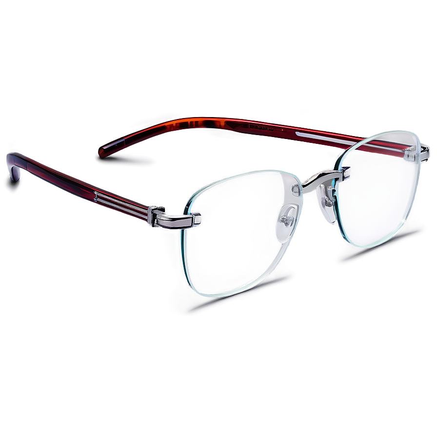 Rimless Reading Glasses Png Pwx89 PNG